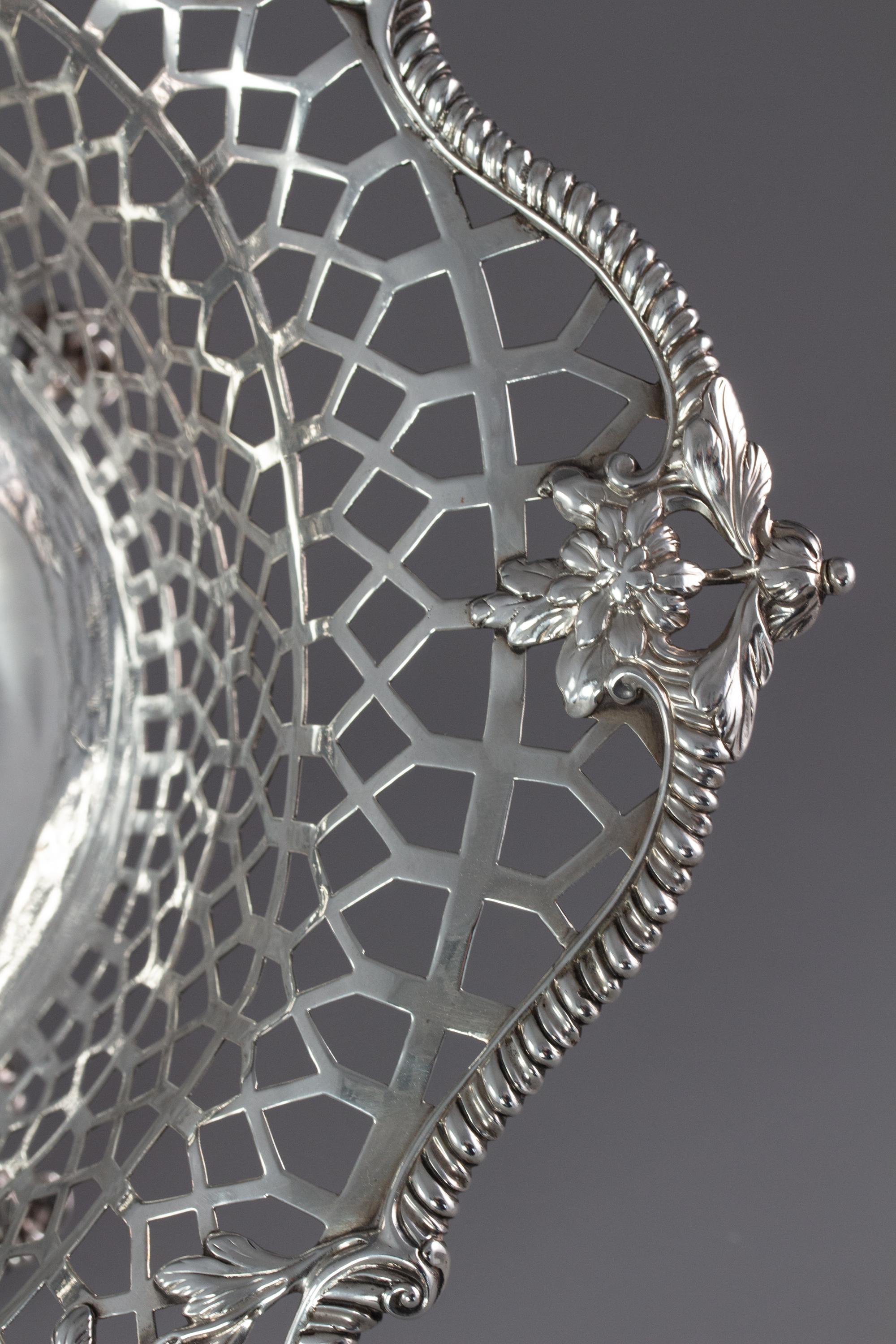 Georgian Irish Silver Basket Dublin, 1760 1