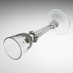 A Georgian Pedestal Stem Cordial Glass, c1760