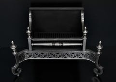 Georgian Polished Steel Firegrate