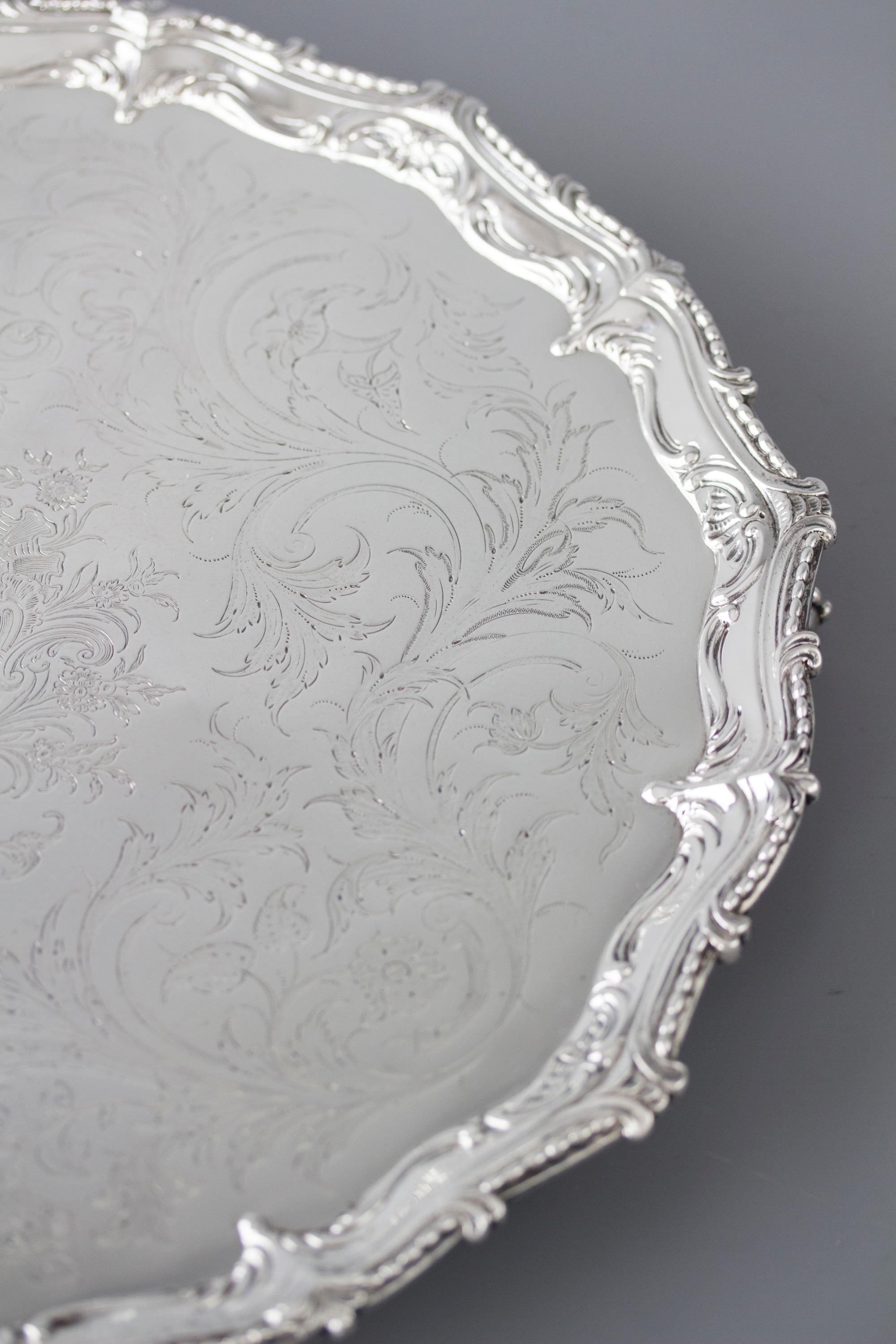 Georgian Silver Salver by Richard Rugg, London, 1768 3