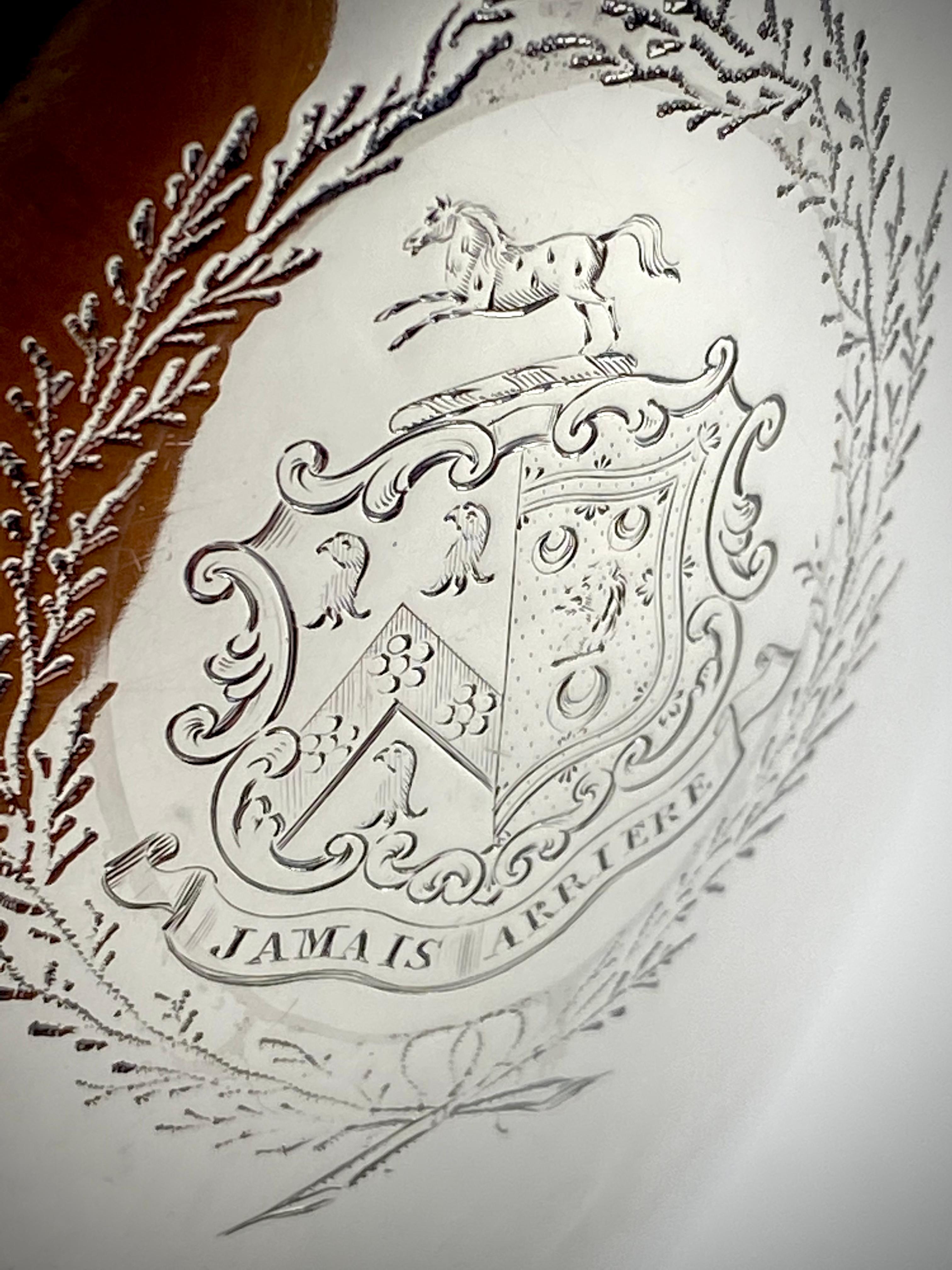 Hammered A Georgian Solid Silver Sterling Trophy Cup Edinburgh 1801 Mc Hattle & Fenwick