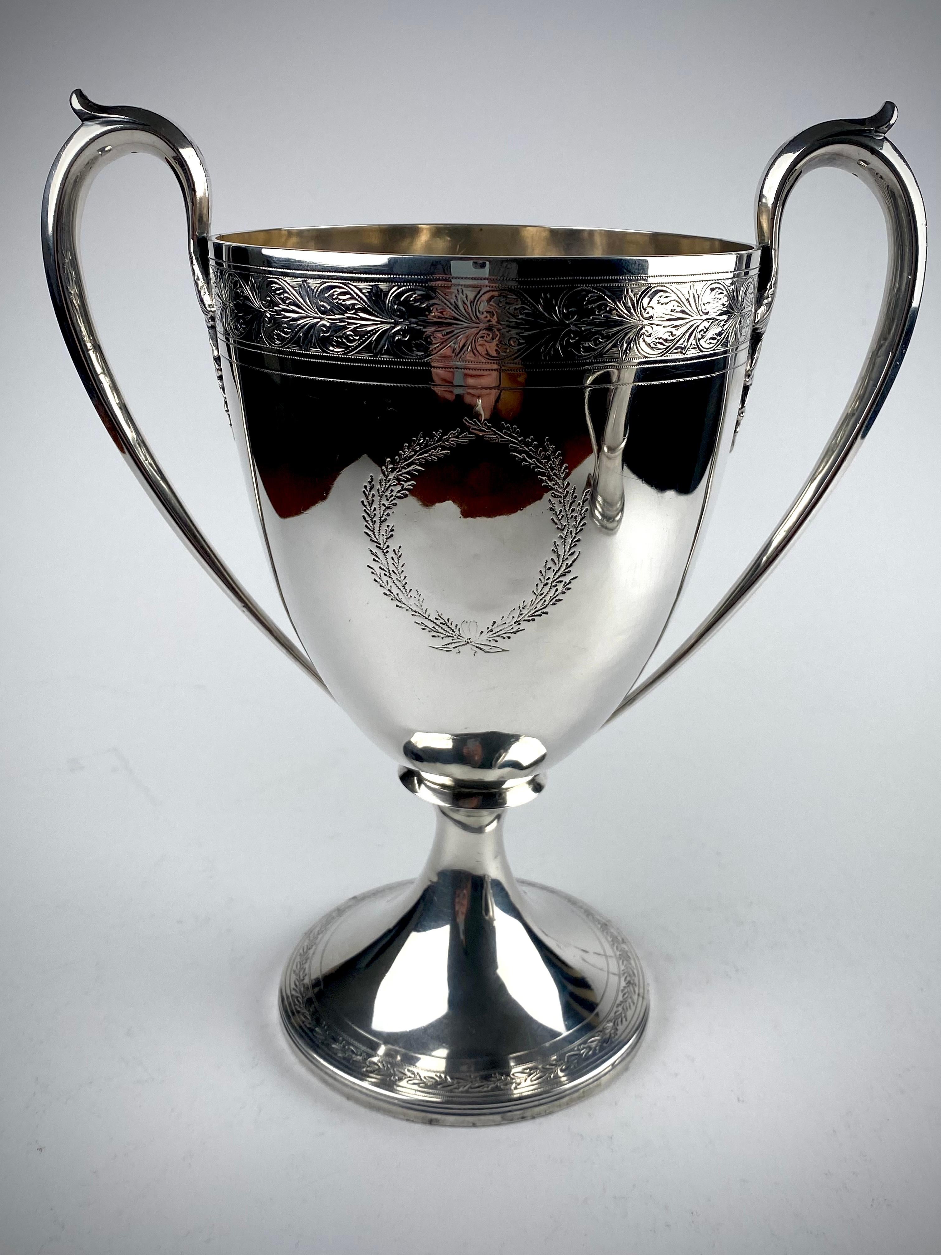 A Georgian Solid Silver Sterling Trophy Cup Edinburgh 1801 Mc Hattle & Fenwick 1
