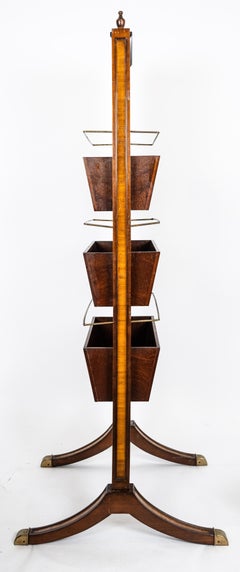 A Georgian-Style Newspaper and Magazine Rack From the Hotel George V