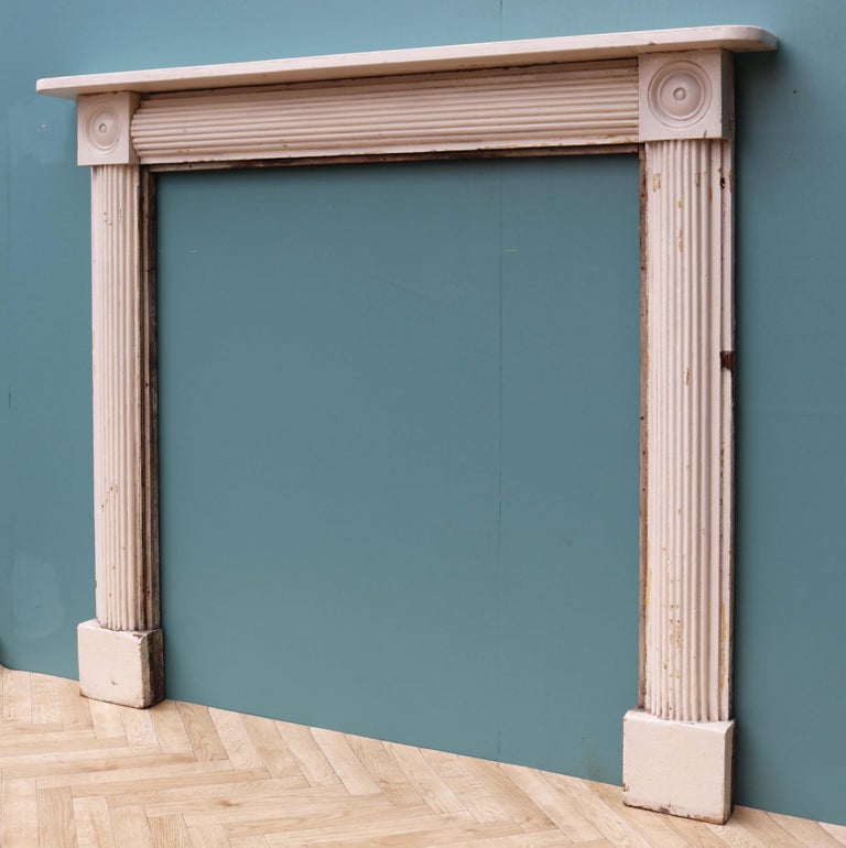 Timber Bullseye Fire Surround at 1stDibs