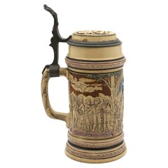 A German Anti-Semitic Beer Stein, late 19th Century