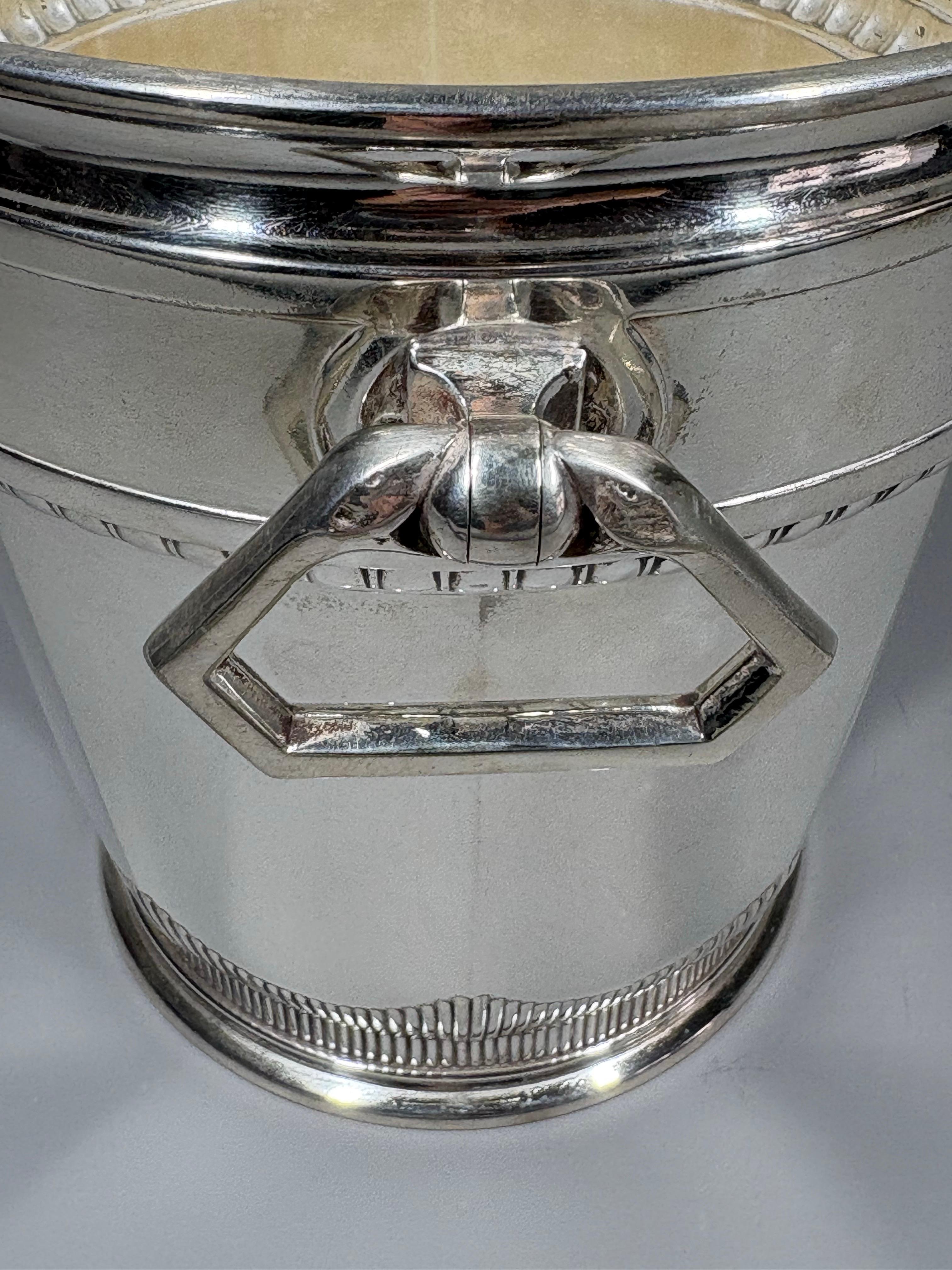A German Art Nouveau silver plate champagne / wine cooler by Orivit, circa 1905 For Sale 2