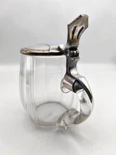 Jarra de cerveza alemana Jugendstil - stein - tankard - pitcher de la WMF, ca. 1910