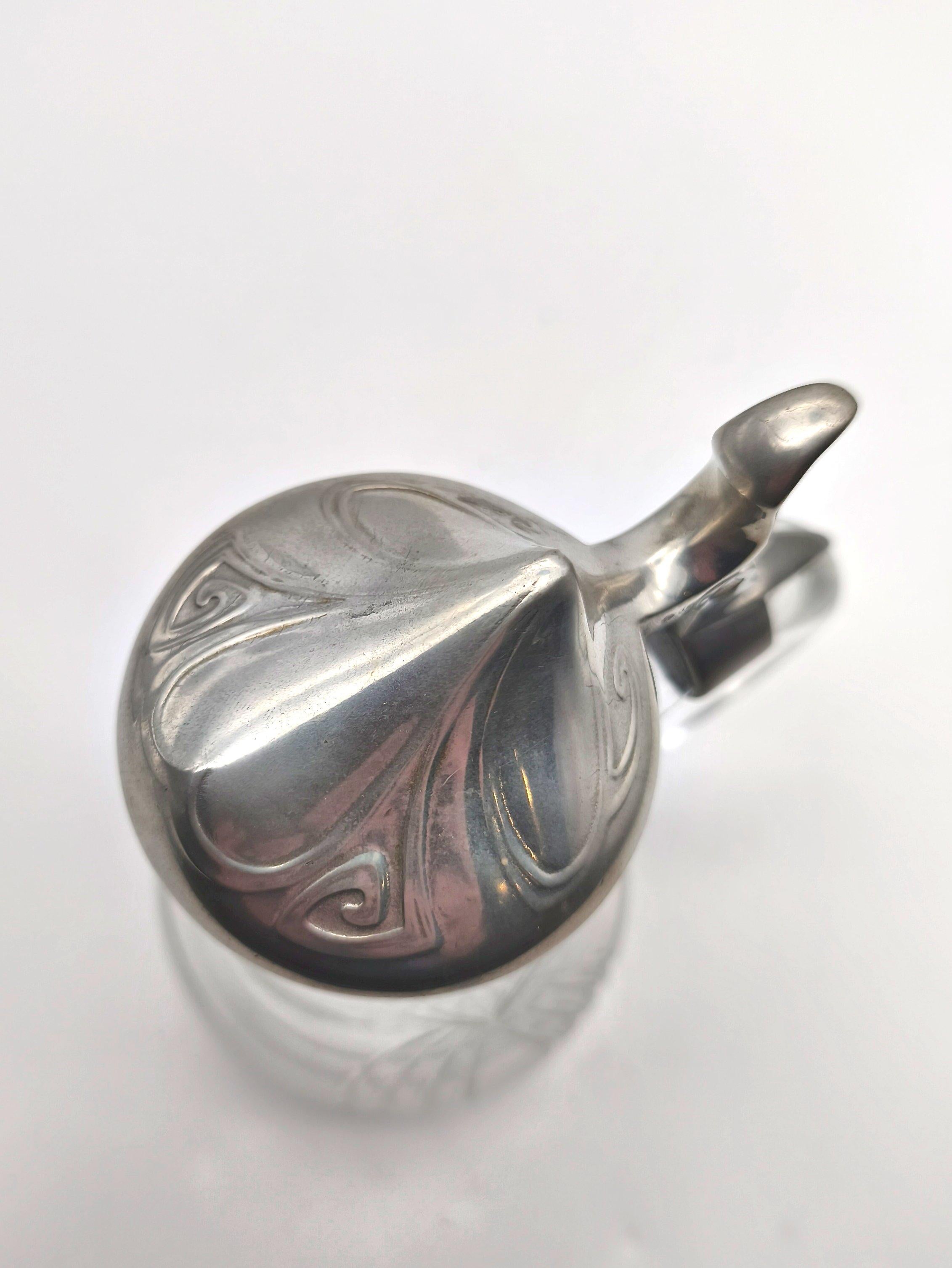 Inciso Boccale di birra tedesco Jugendstil - stein - tankard - pitcher della WMF, 1910 ca. in vendita