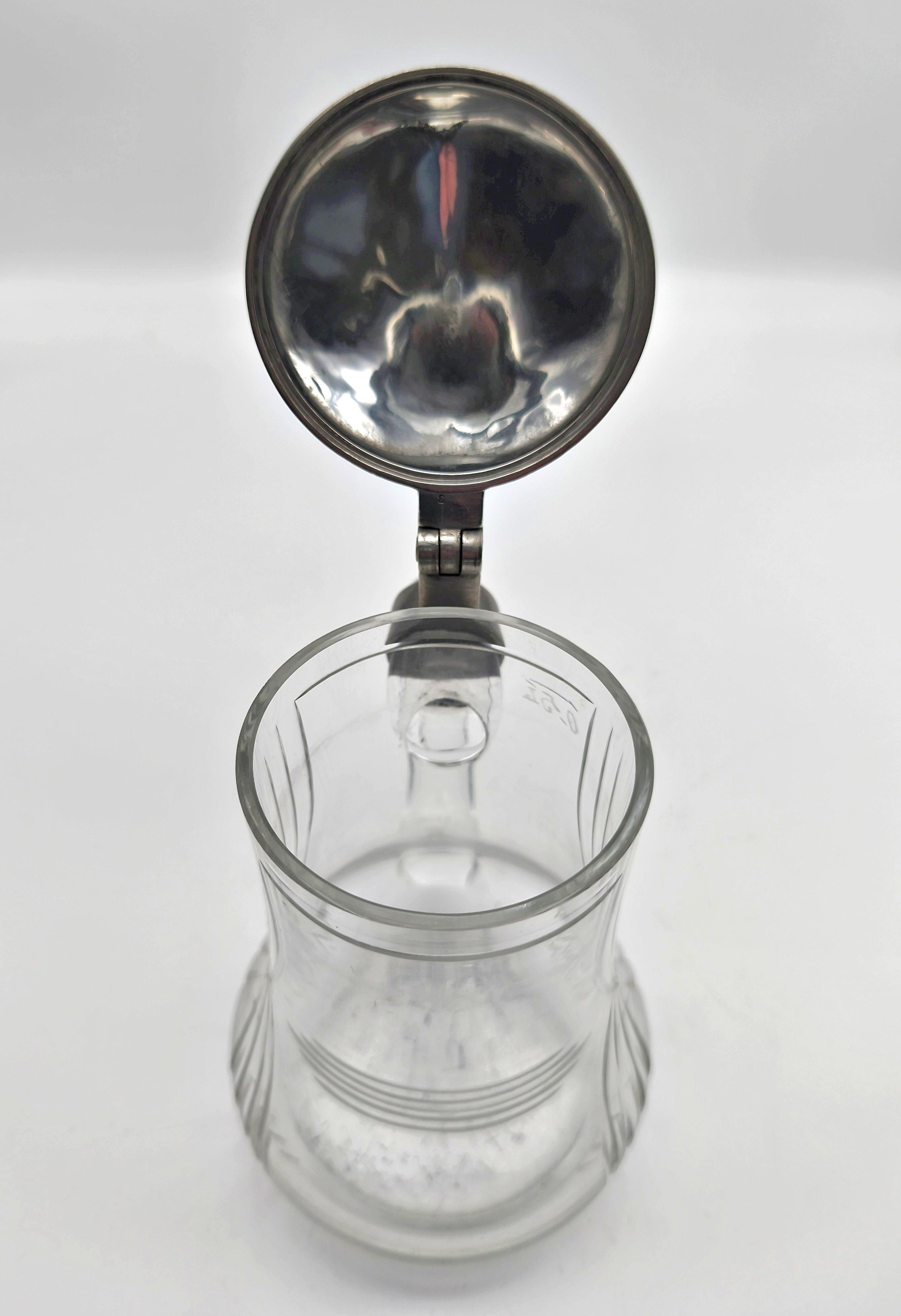 Boccale di birra tedesco Jugendstil - stein - tankard - pitcher della WMF, 1910 ca. In condizioni buone in vendita a Aachen, DE