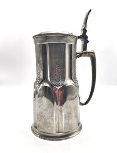 A German Jugendstil beer tankard by Reinemann & Lichtinger, Munich, ca. 1905
