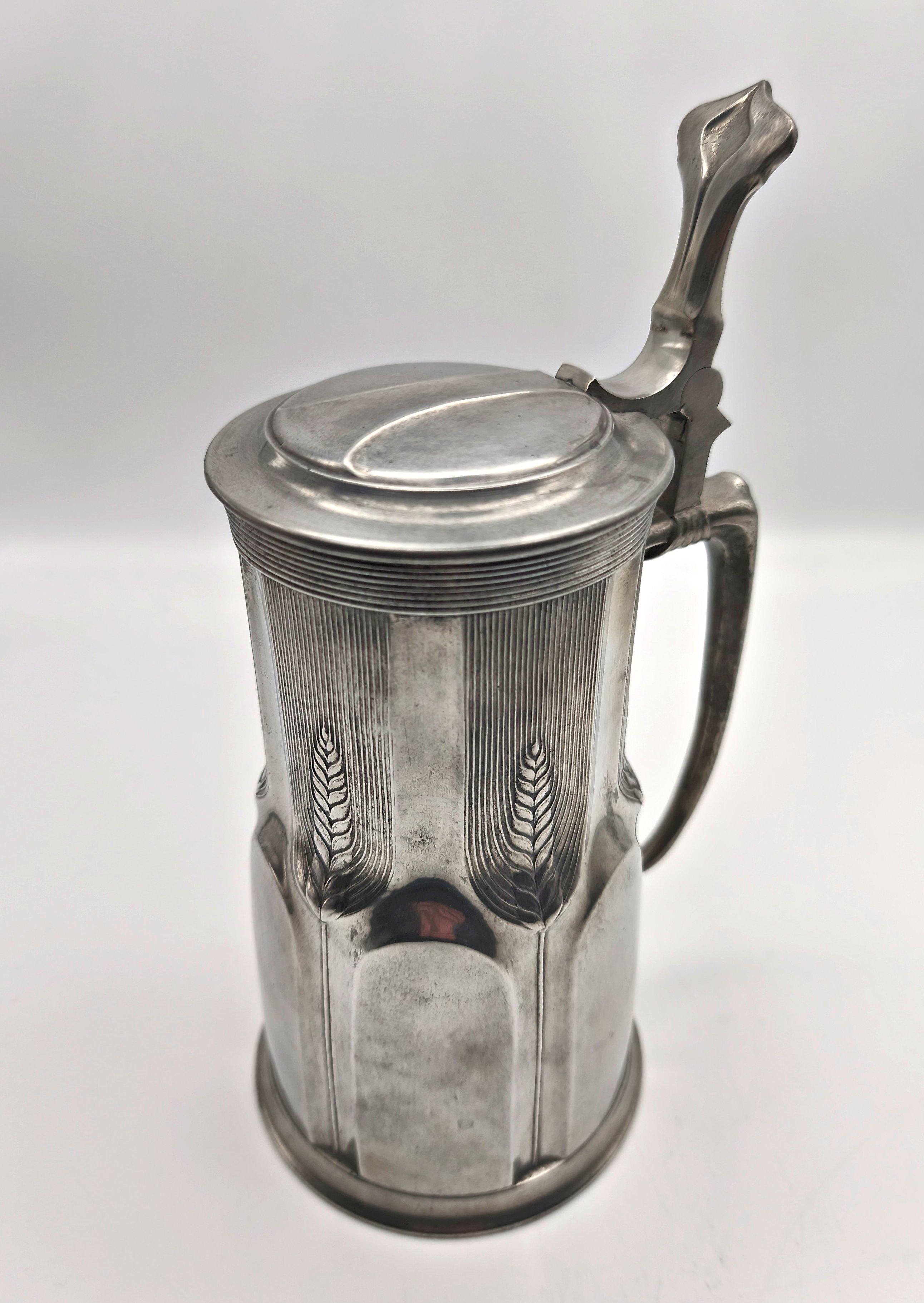 Un boccale da birra tedesco Jugendstil di Reinemann & Lichtinger, Monaco di Baviera, 1905 ca. in vendita 2
