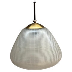 A German Mid-Century Munich Glass Hanging Lamp by Wilhelm Wagenfeld, 1950´s