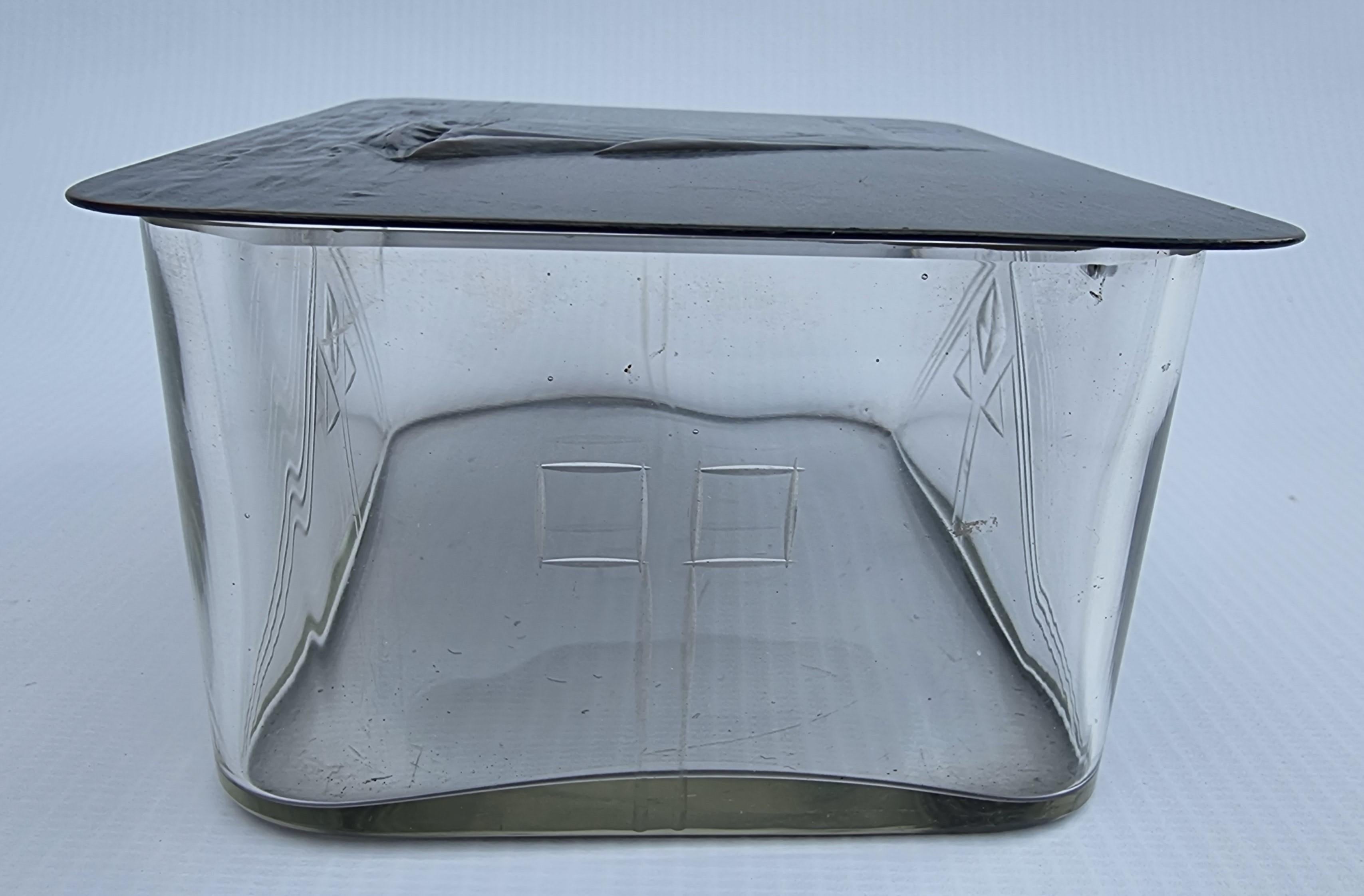A German nautical prestation glass and bronze box made by W.M.F circa 1920 For Sale 2