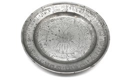 A German Pewter Passover Plate, Circa 1810