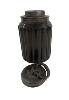 A German Serpentine Stone Covered Jar, late 17th Century, probably Nuremberg