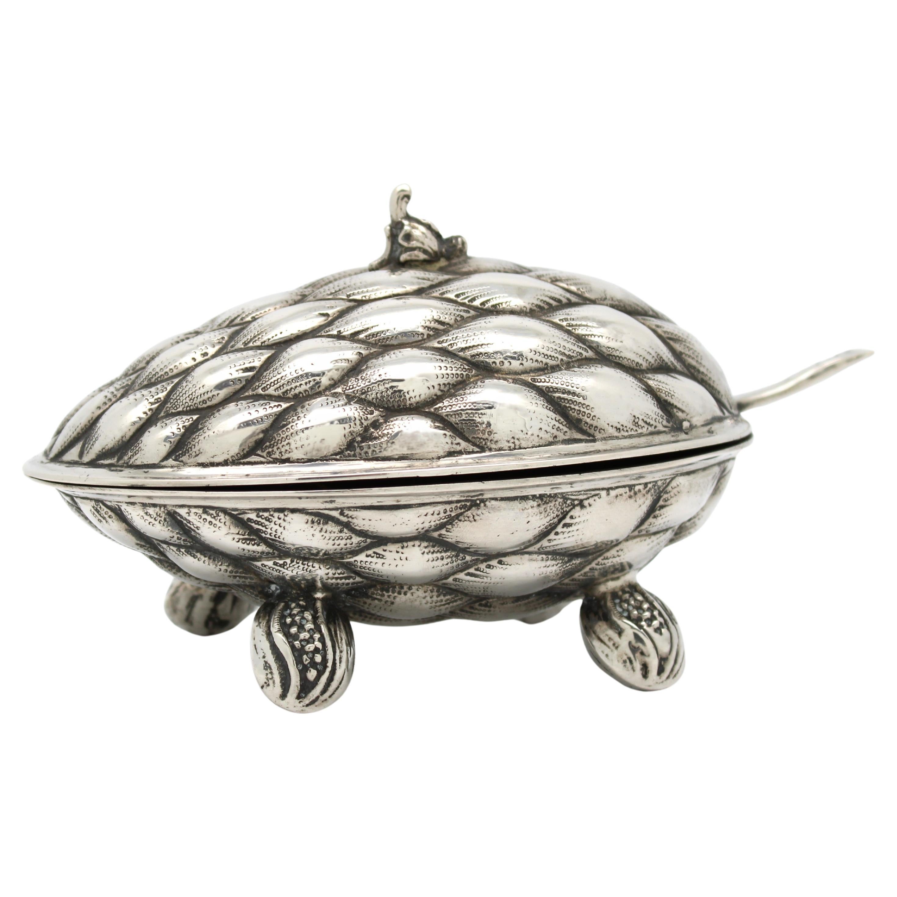 A German Silver Etrog Box, Late 19th Century