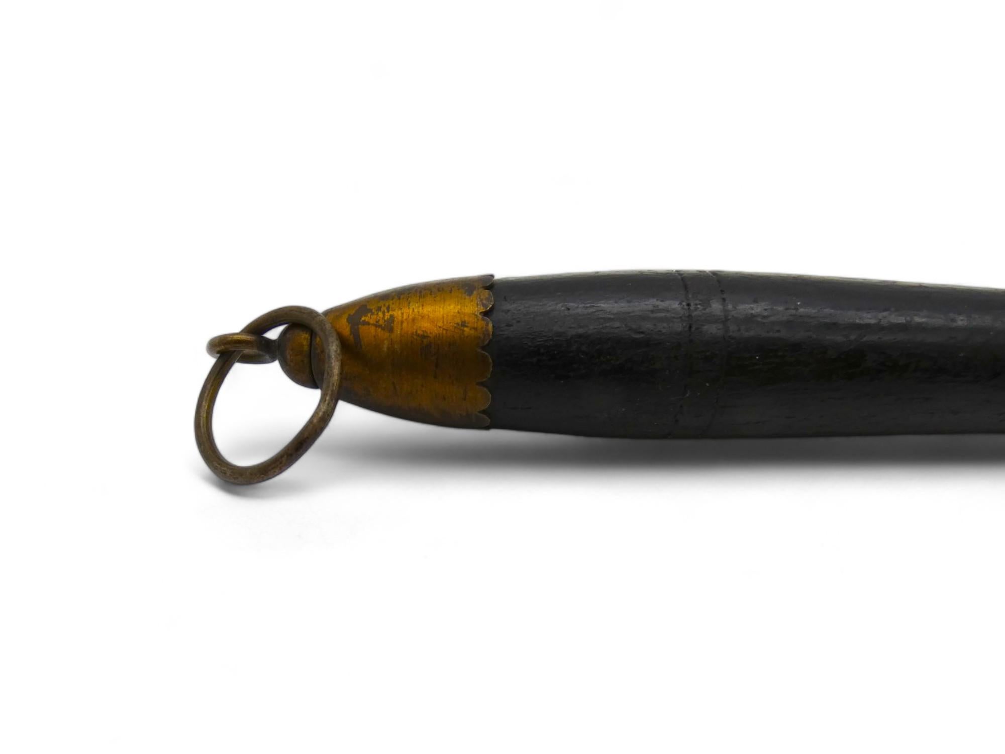 A German Wood and Brass Torah Pointer For Sale 1