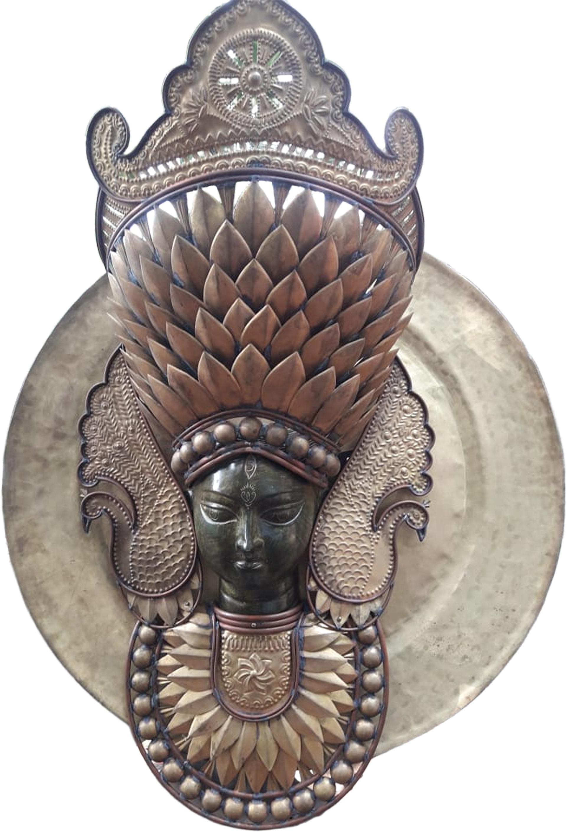 Ohne Titel, figurativ, Bronzeguss- und Messinggravur, indischer Künstler, „In Stock“