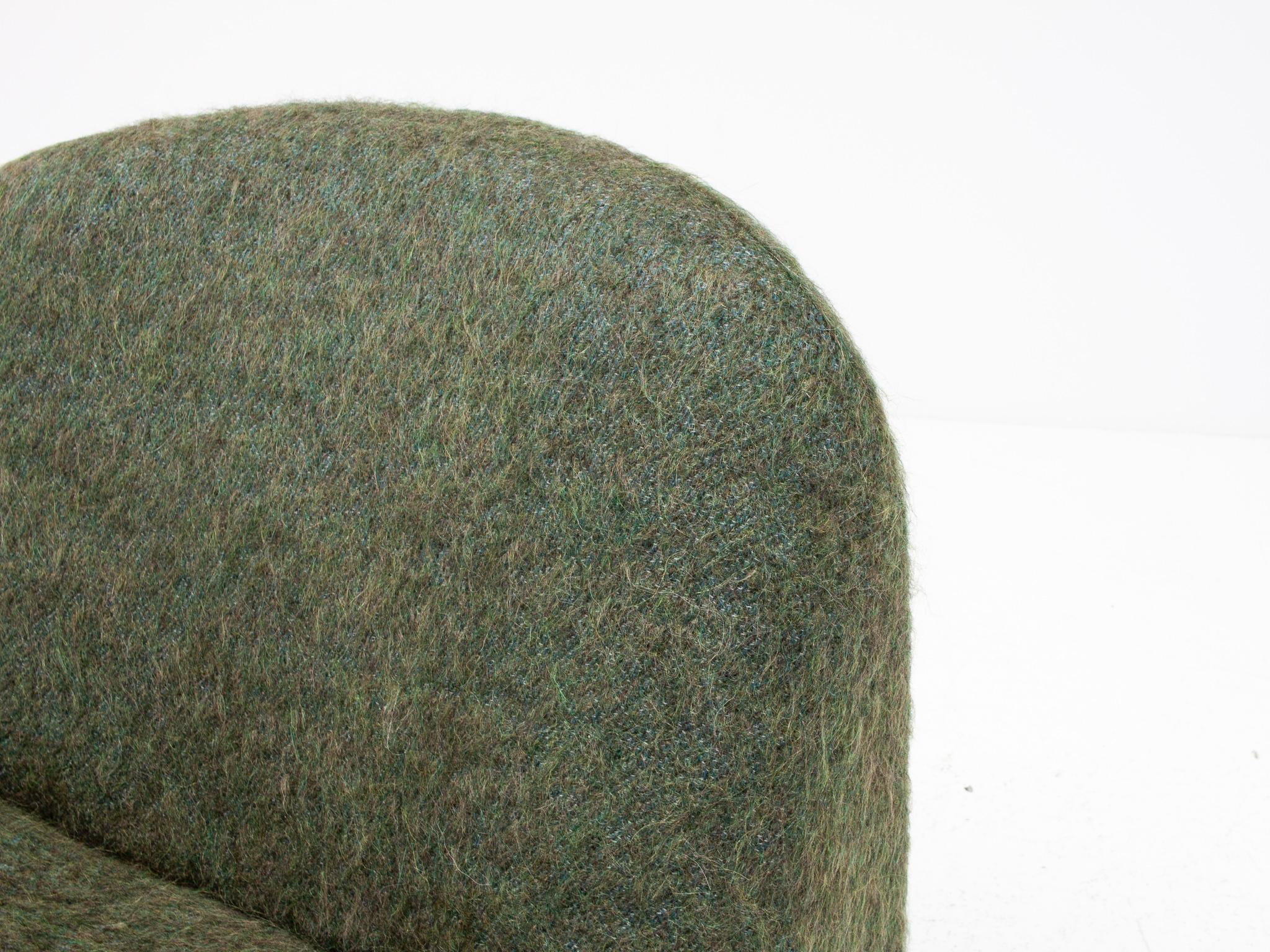 20th Century A Giancarlo Piretti “Alky” Chair In Fluffy Pierre Frey, Artifort *Customizable*