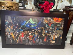 Ein Giclée, Wandgemälde De La Plena von Rafael Tufiño