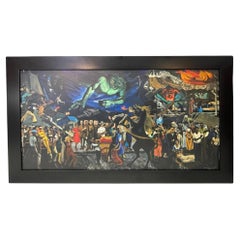 Giclée, peinture murale de la Plena de Rafael Tufiño