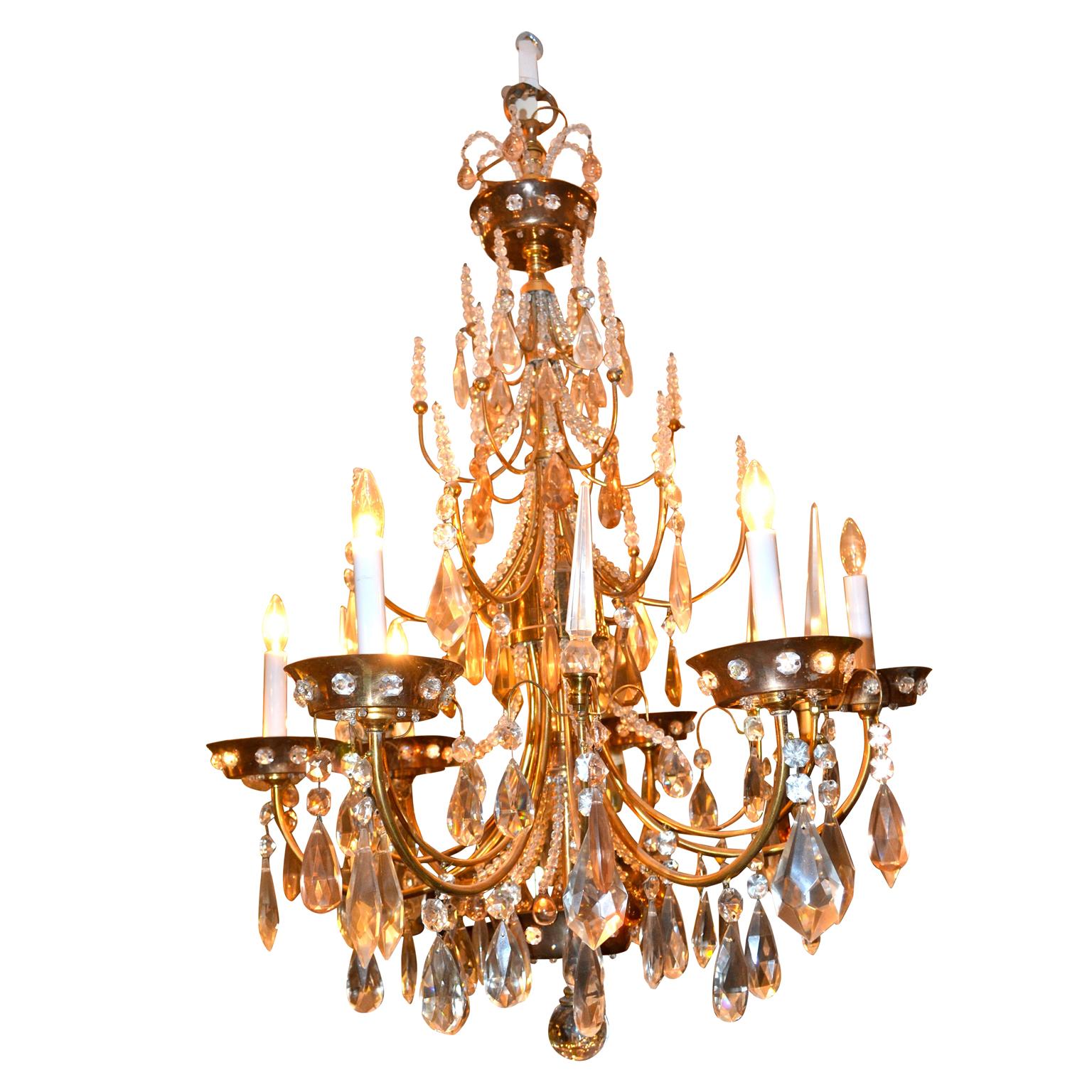 french villa all-copper crystal chandelier quotes