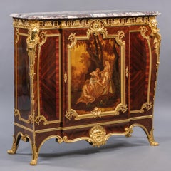 Gilt-Bronze and Vernis Martin Side Cabinet, by Zwiener