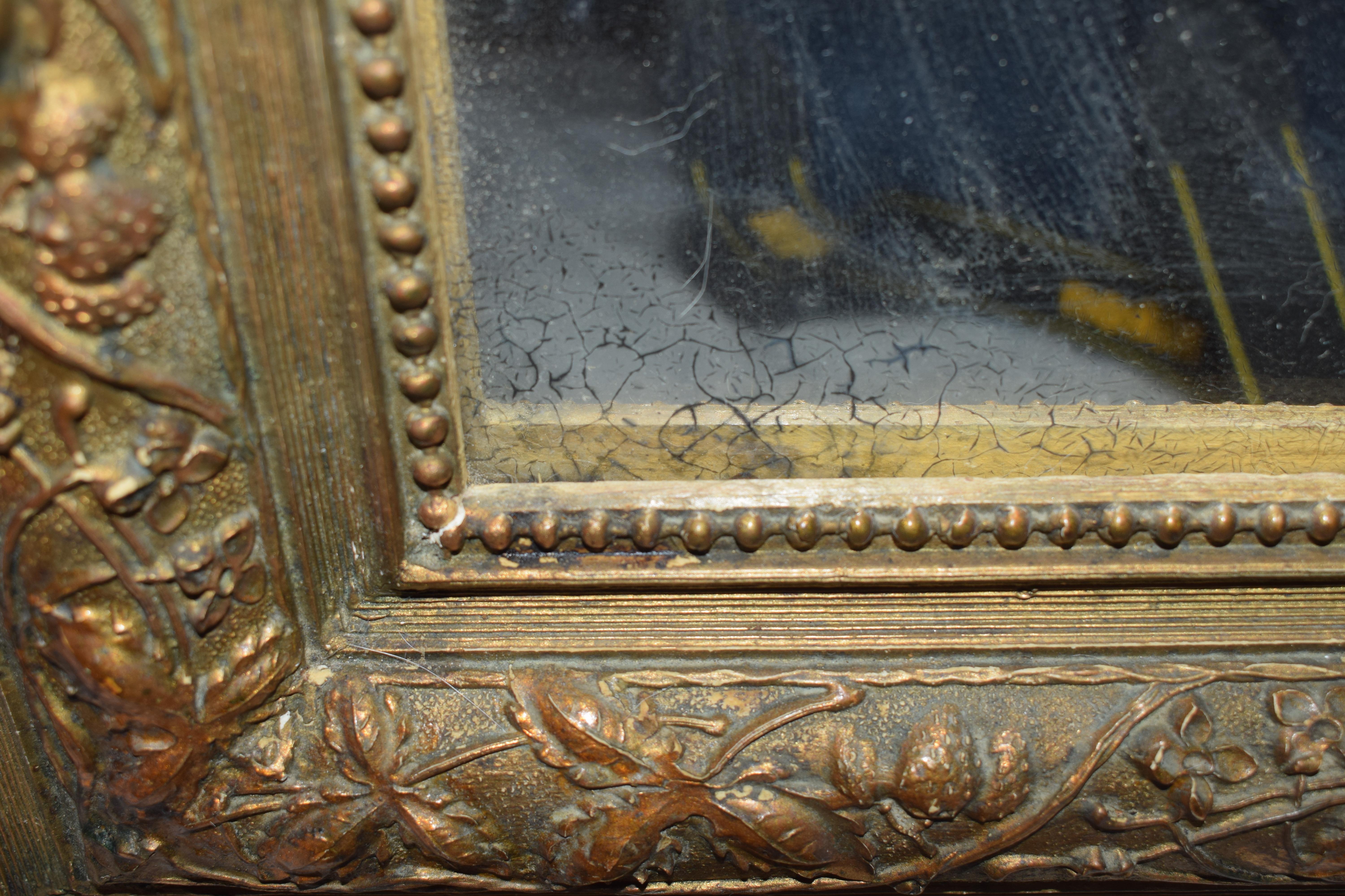 Gilt-Gold 18th Century Louis XVI Wall Mirror 9