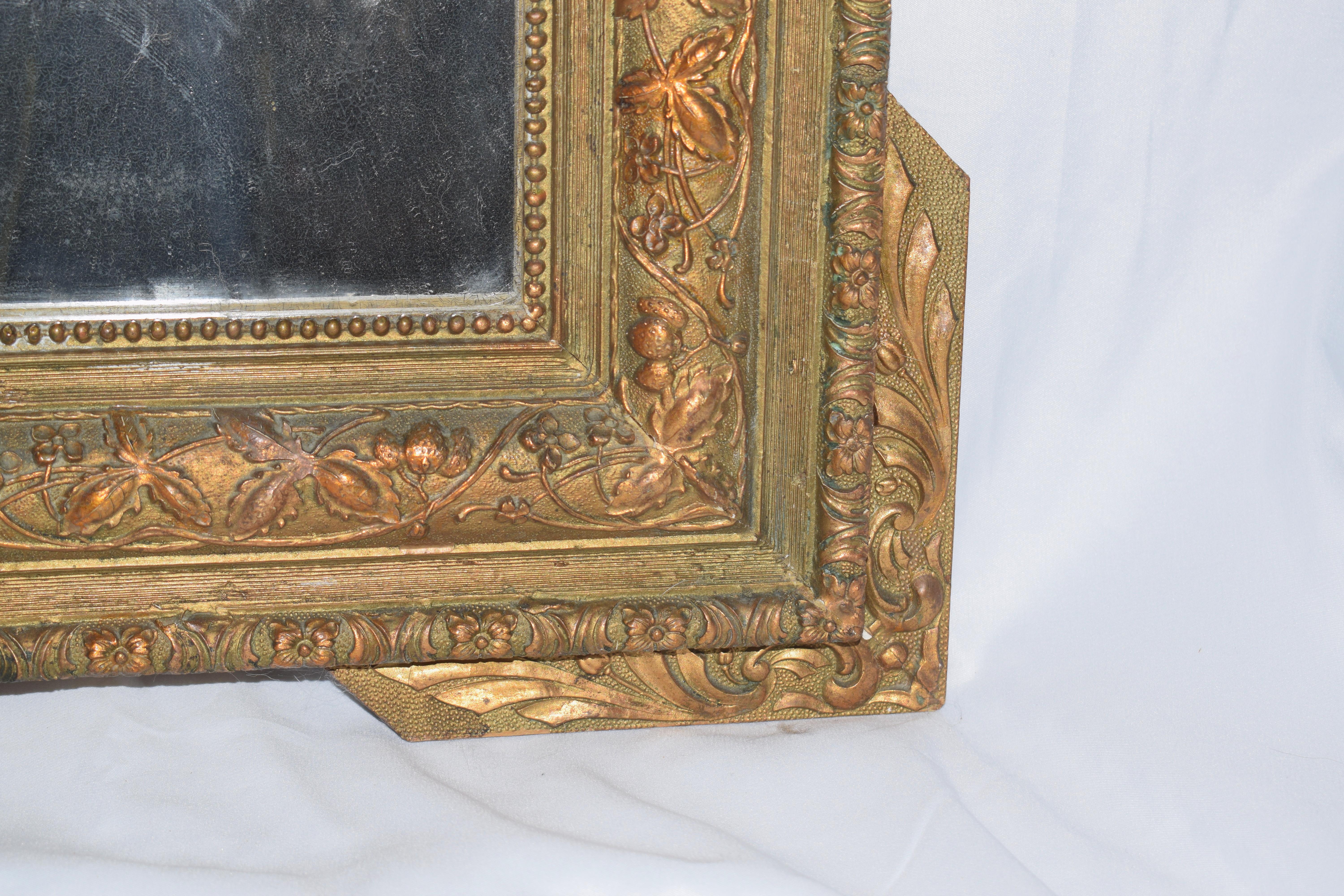 Gilt-Gold 18th Century Louis XVI Wall Mirror 4