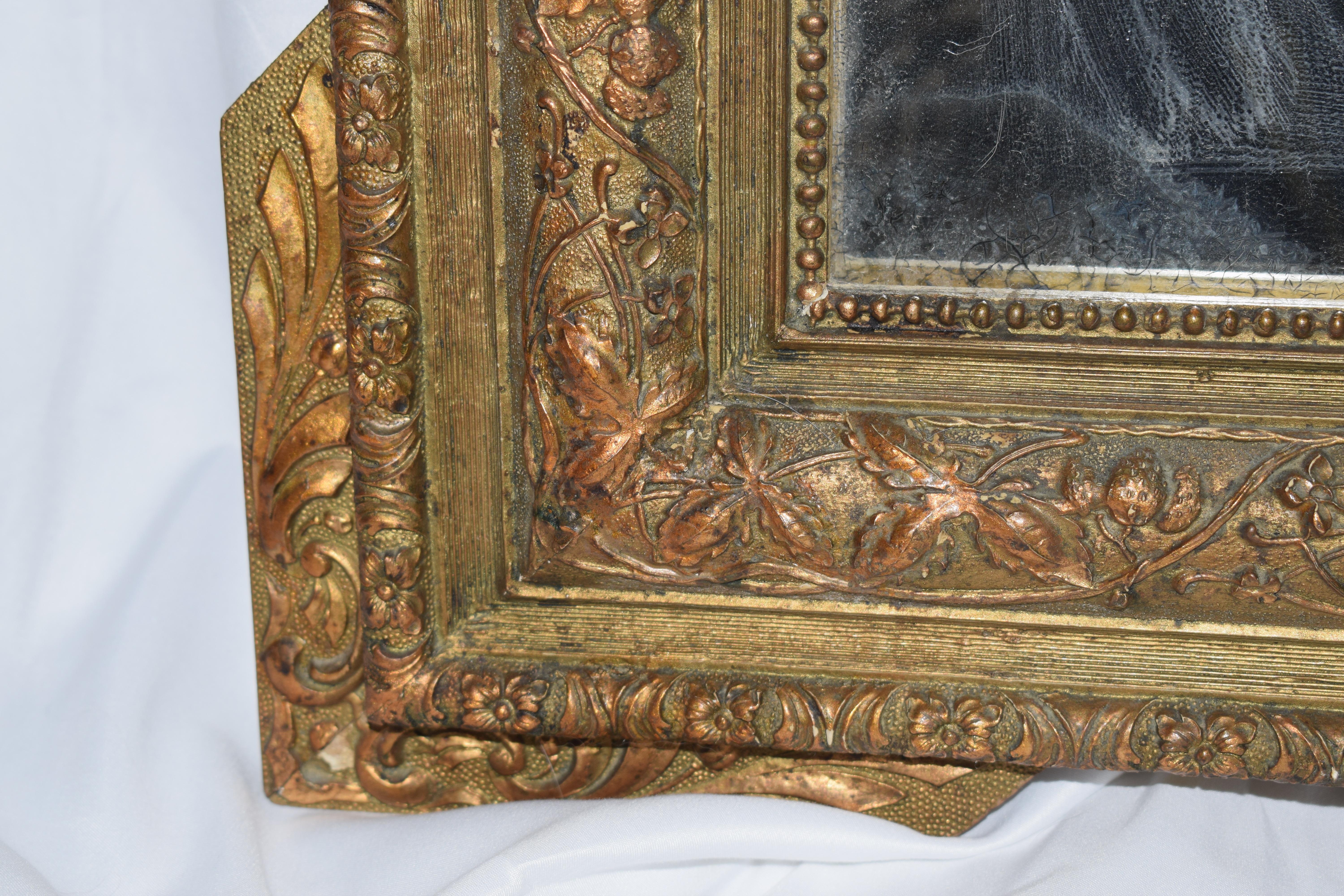 Gilt-Gold 18th Century Louis XVI Wall Mirror 5