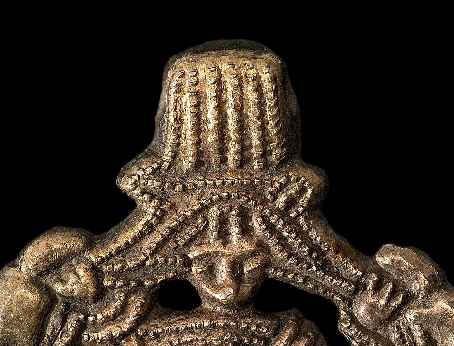 European Gilt Silver Viking Pendant, 10th-11th Century