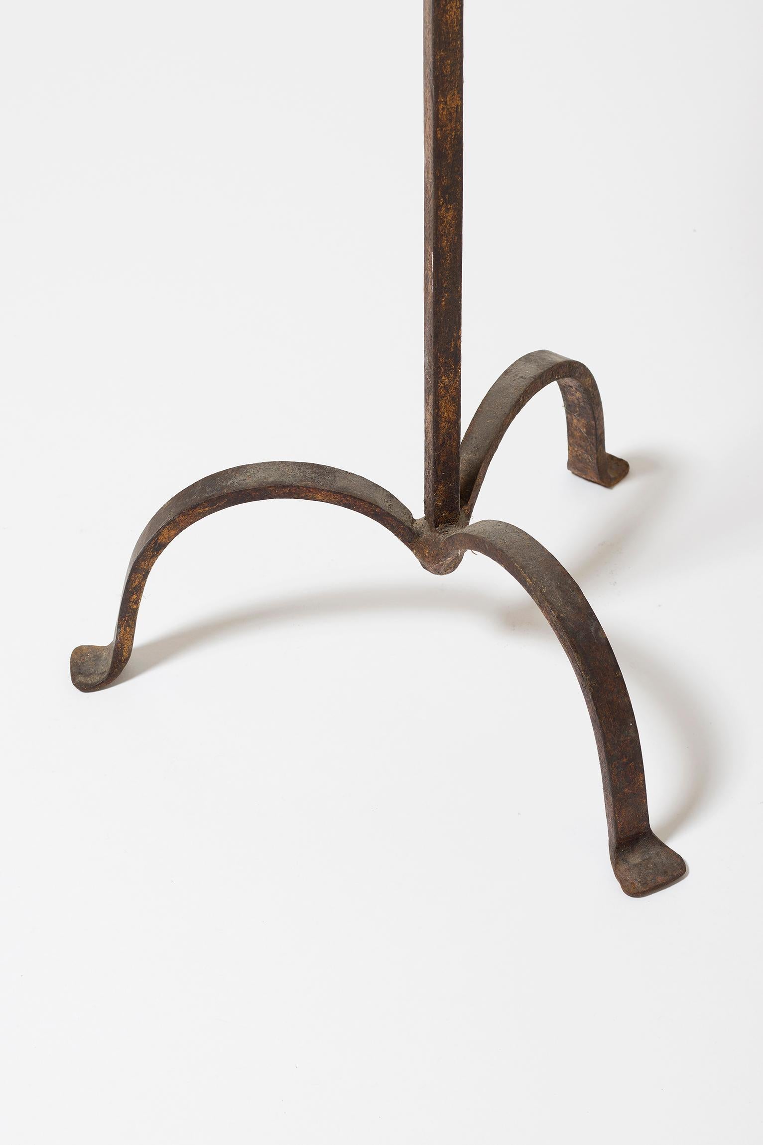 Spanish Gilt Wrought Iron Martini Table