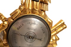 Giltwood Barometer Depicting the Life of the Duke of Wellington