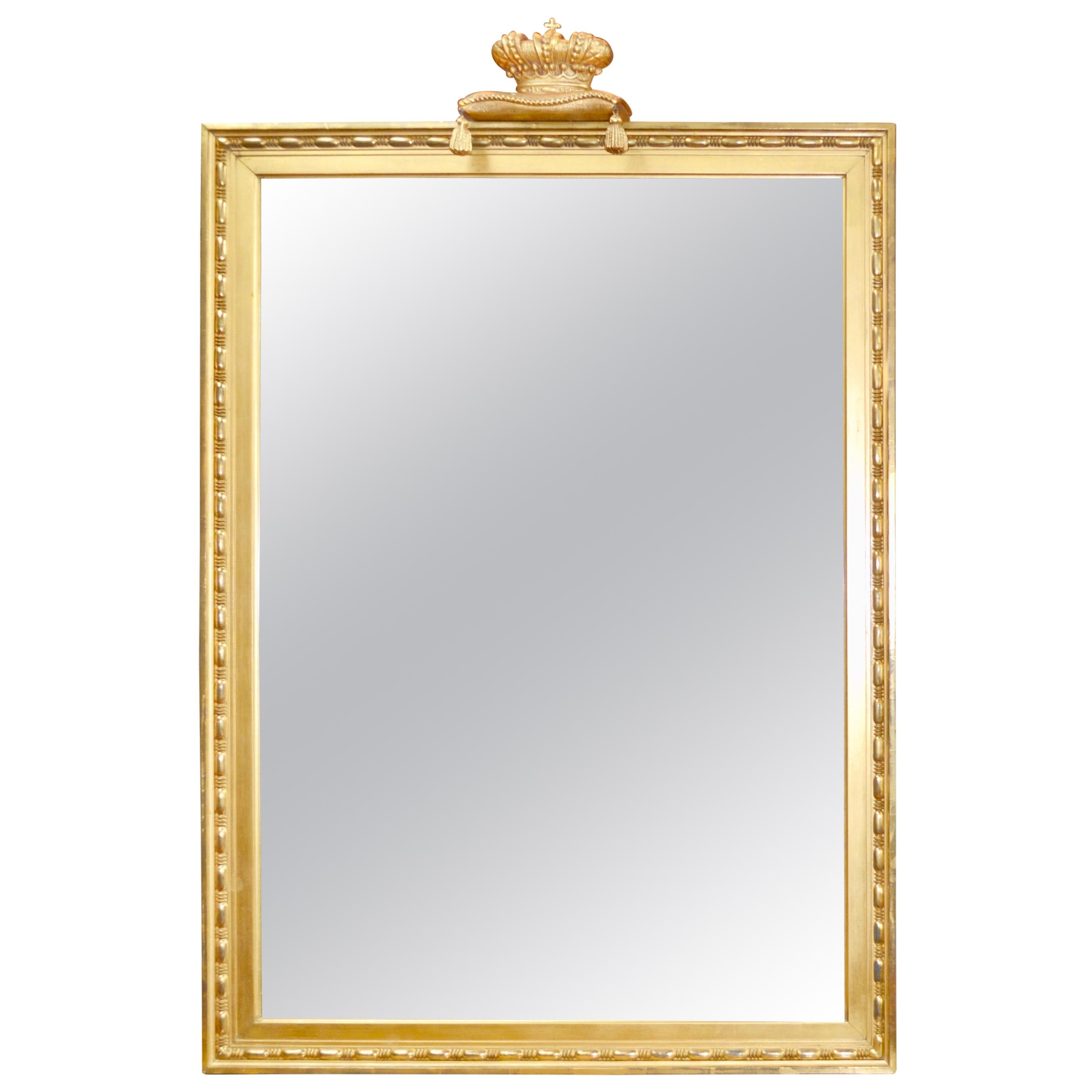 Giltwood English Regency Style Mirror