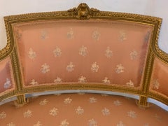 Magnificent gilt wood love seat 19 th century