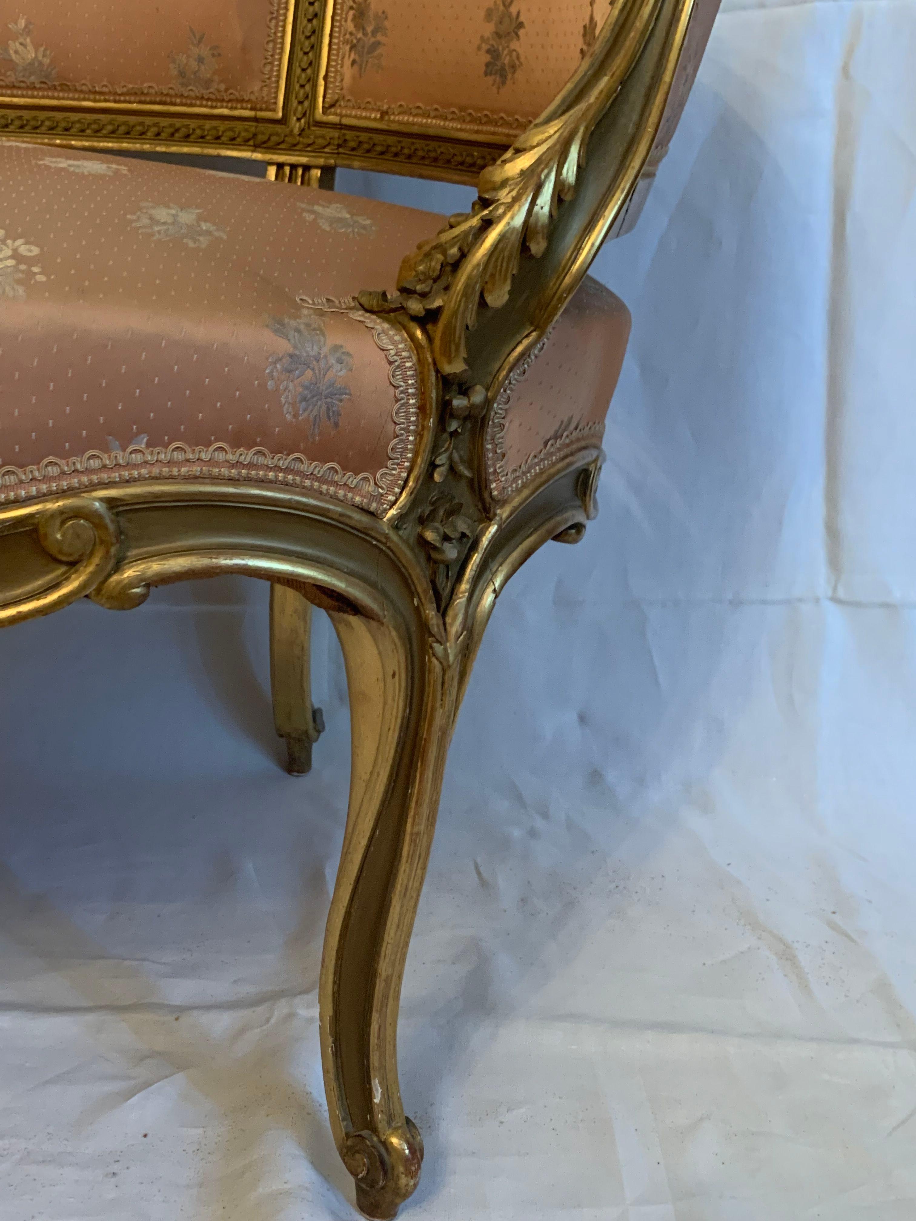 Ein Gildenholz  Liegesessel im Stil Louis XV  (Französisch) im Angebot