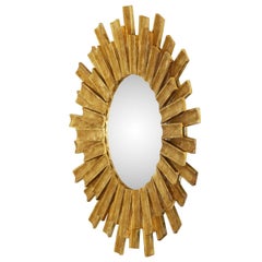 A Giltwood Sunburst Mirror