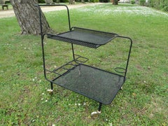 «Gin» Trolley by Mathieu Matégot France Made by Les Ateliers Matégot, 1950s