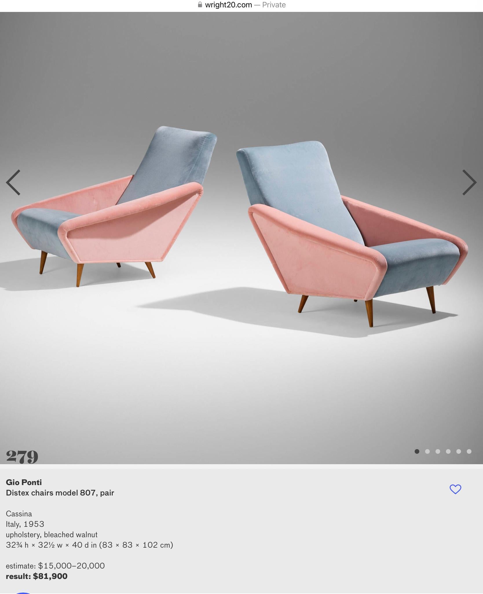 Gio Ponti Distex Armchair, Original 2