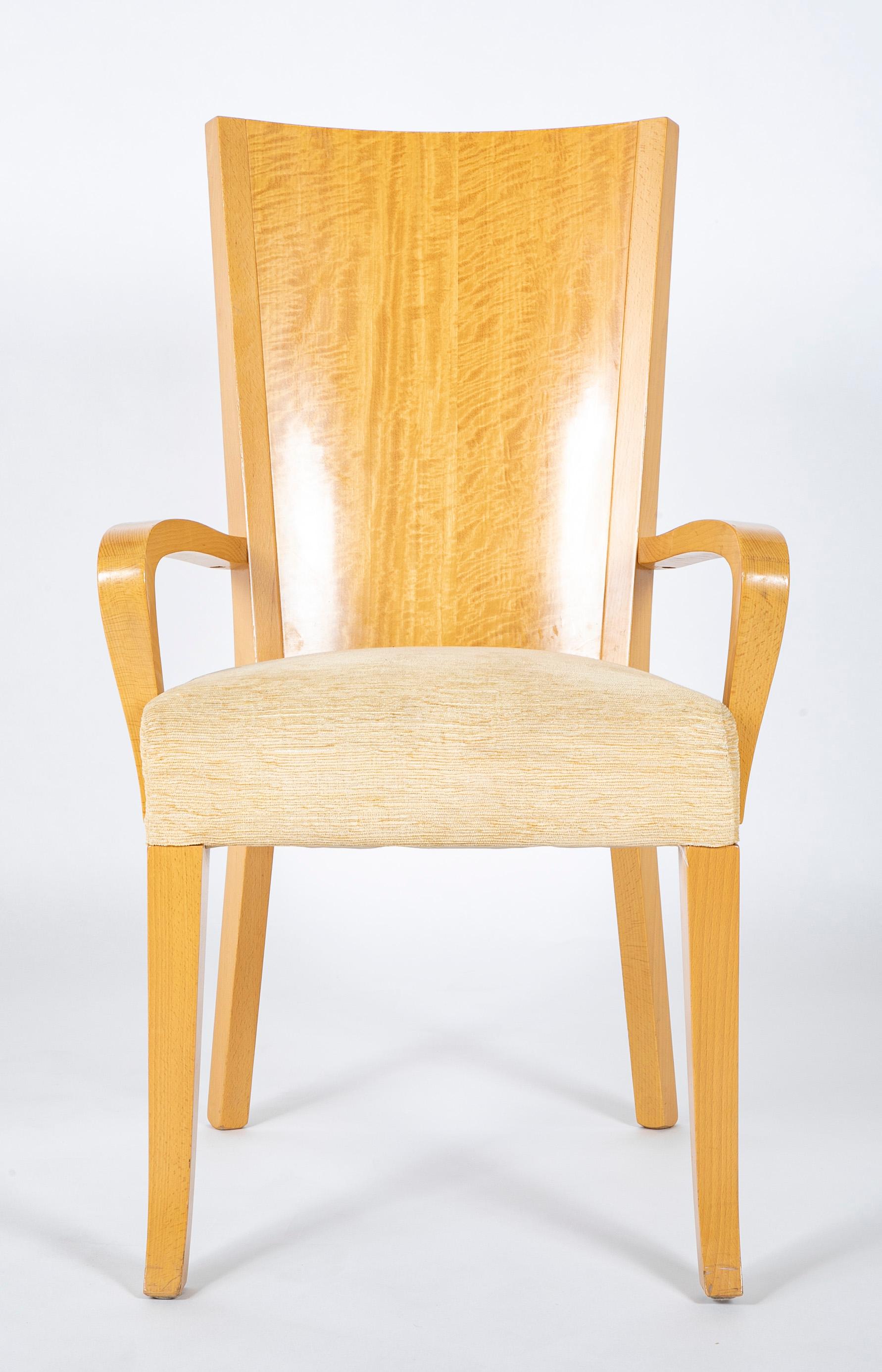 Mid-Century Modern Giorgio Collection Set of Twelve Dining Chairs For Sale