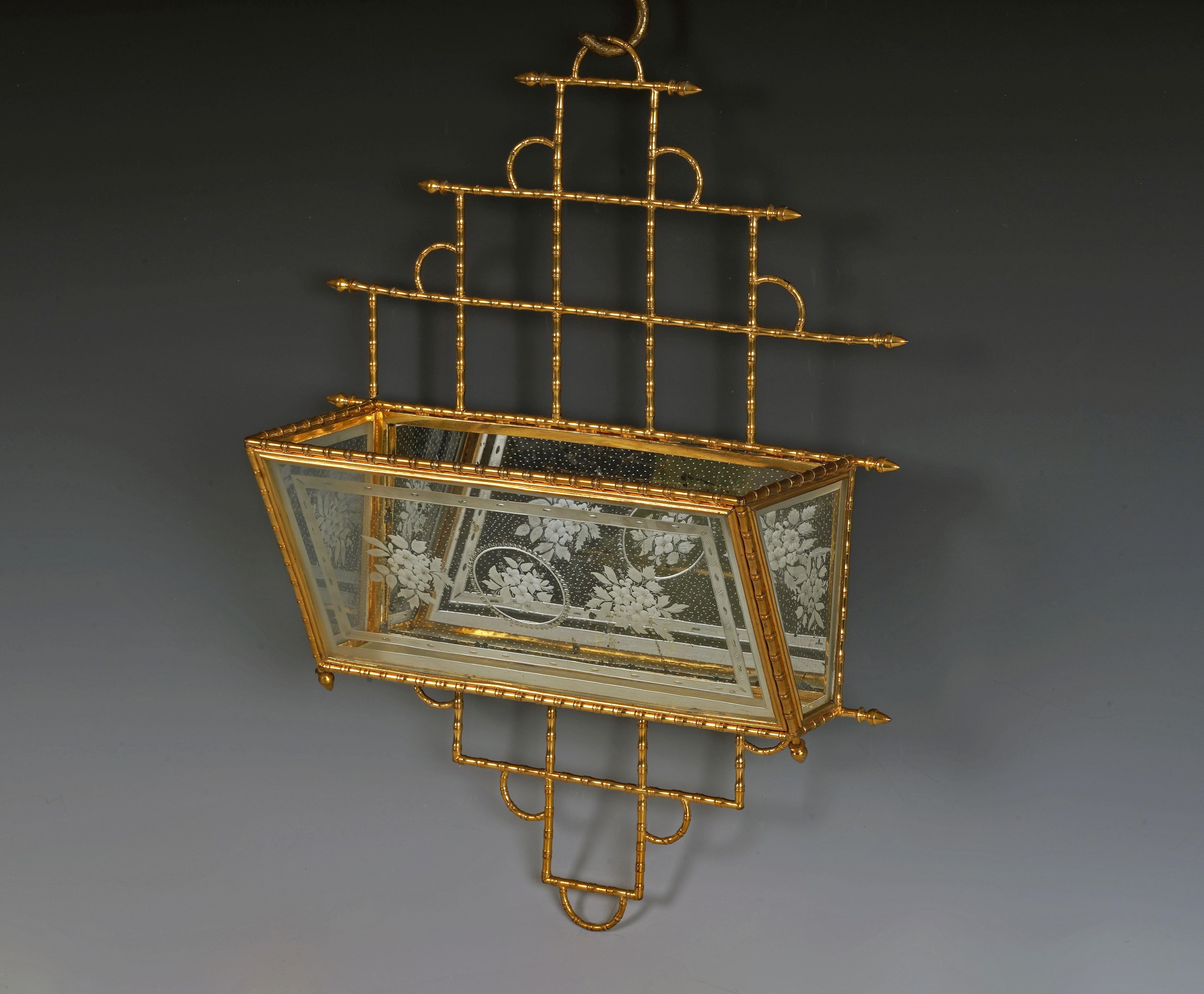 Napoleon III A. Giroux, Wall-mounted Letter Rack, France, circa 1860 For Sale