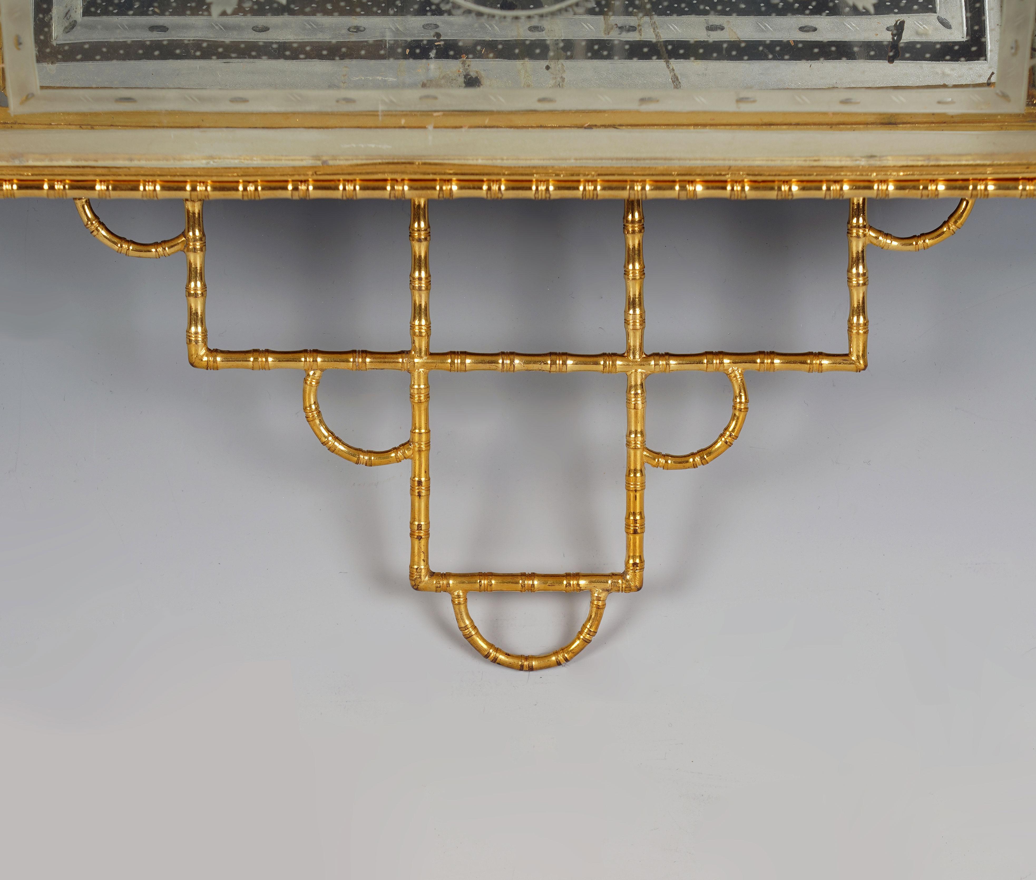 Gilt A. Giroux, Wall-mounted Letter Rack, France, circa 1860 For Sale