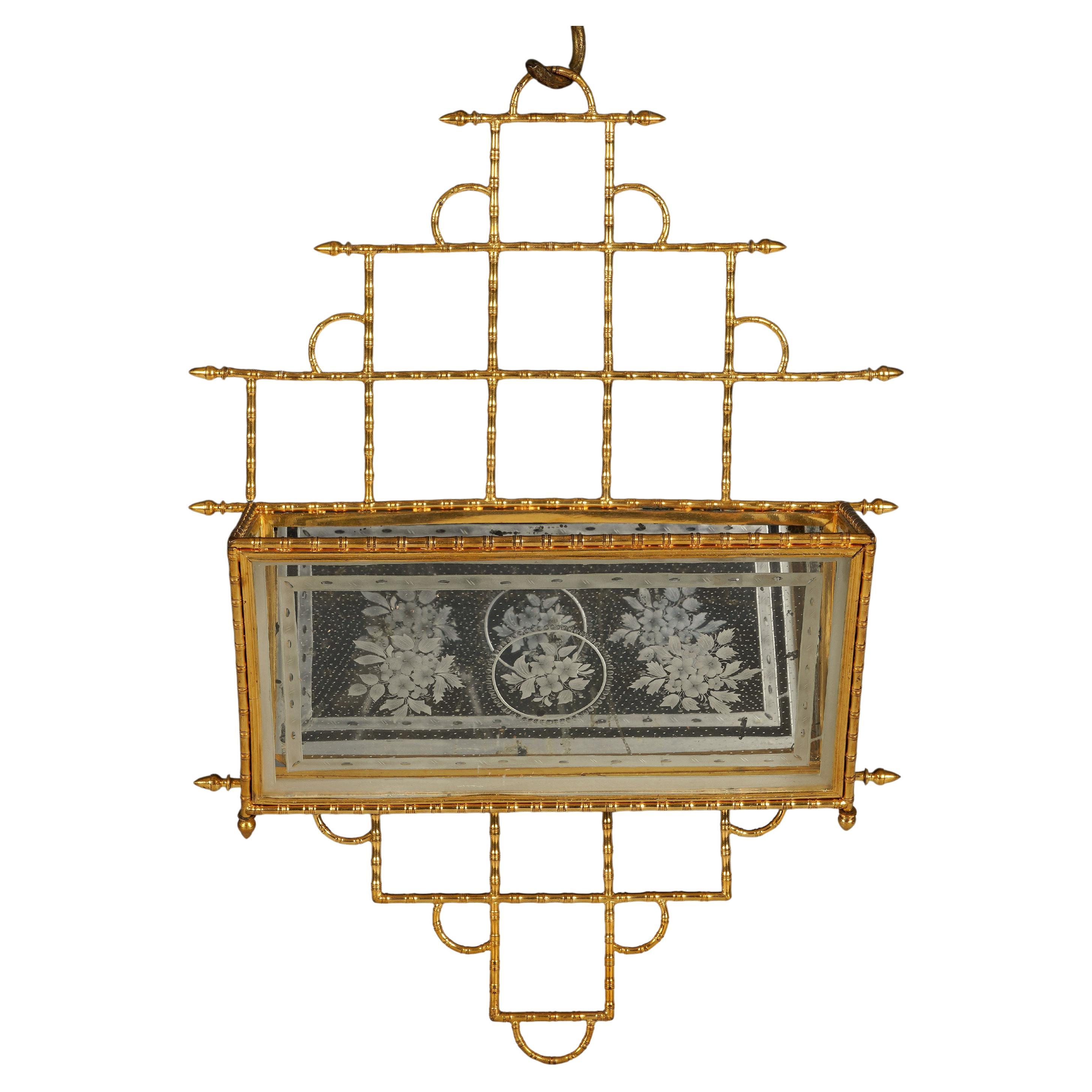 A. Giroux, Wall-mounted Letter Rack, France, circa 1860 For Sale