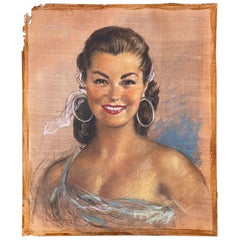 Retro Gisbert Palmie Drawing, 1958