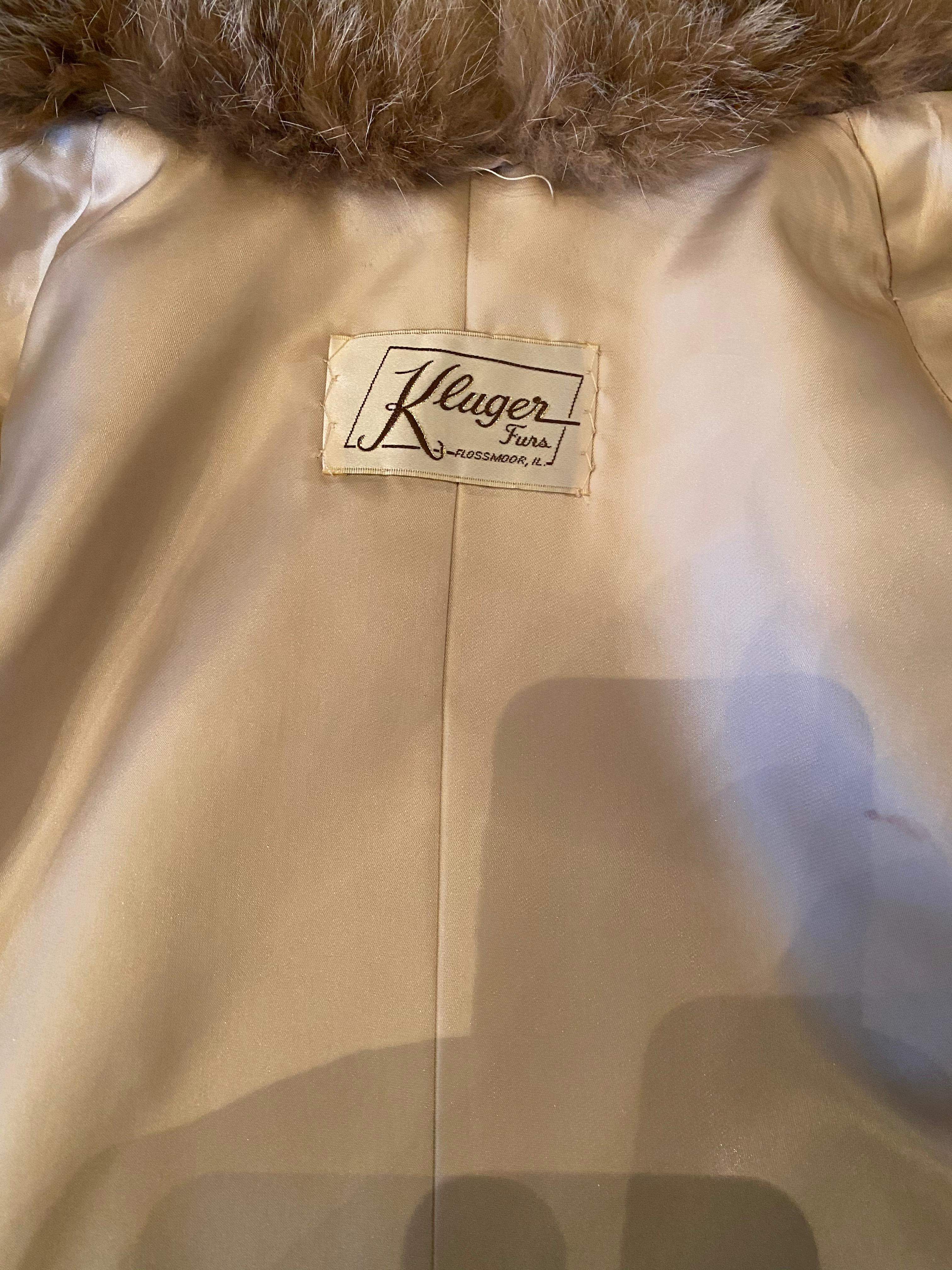 A Giuliana Teso Cashmere And Fox Coat, 3/4 Length.  Very High Grade Cashmere. For Sale 2