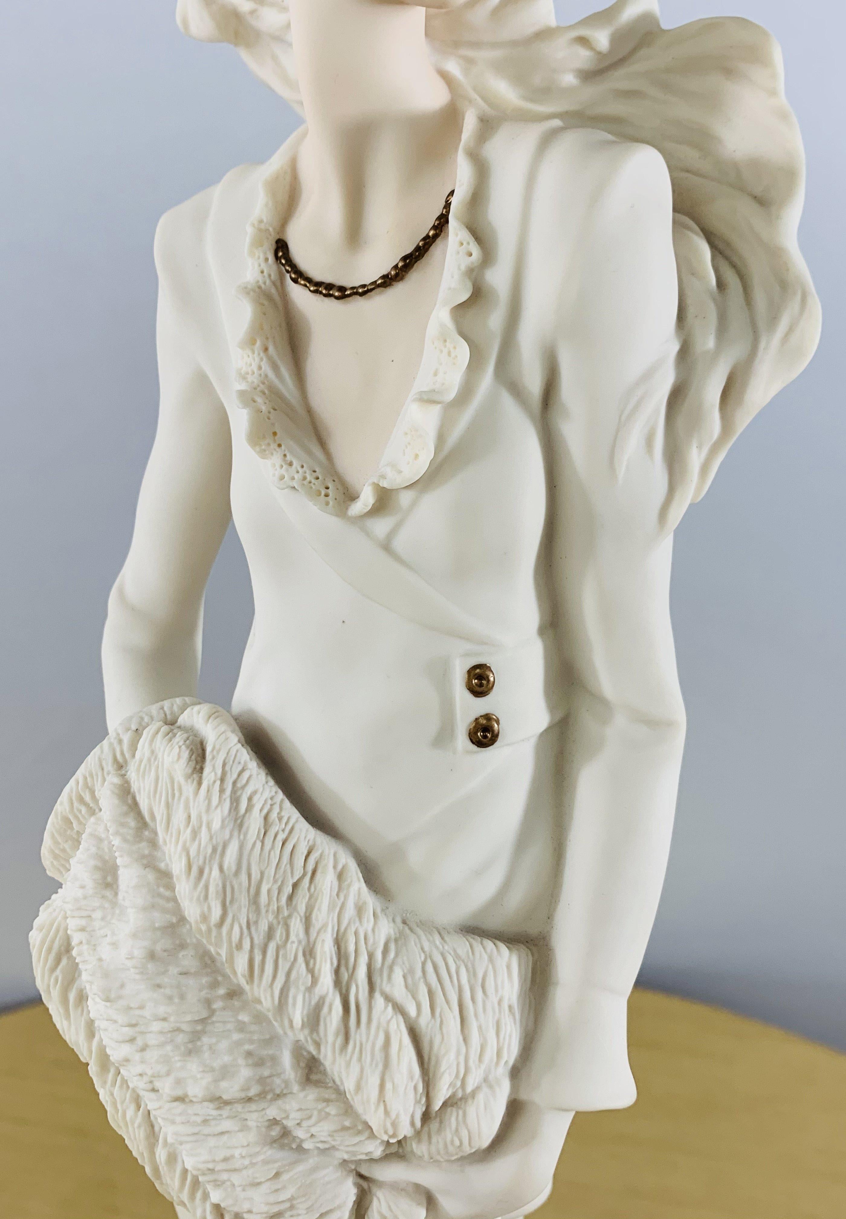 Late 20th Century Giuseppe Armani Lady Porcelain Figurine For Sale