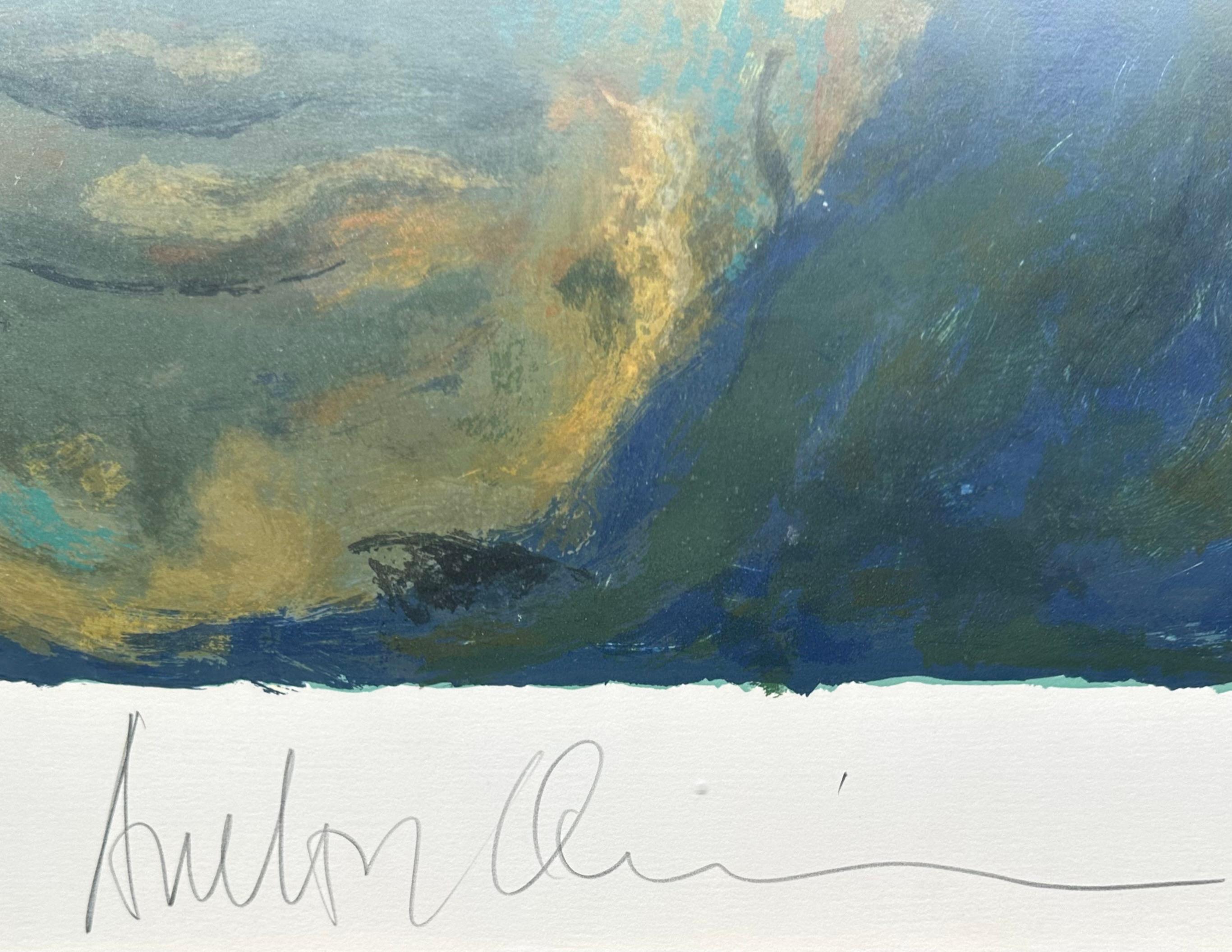 Papier A Glance in a Mirror d'Anthony Quinn, autoportrait signé LE Sérigraphie sur papier en vente