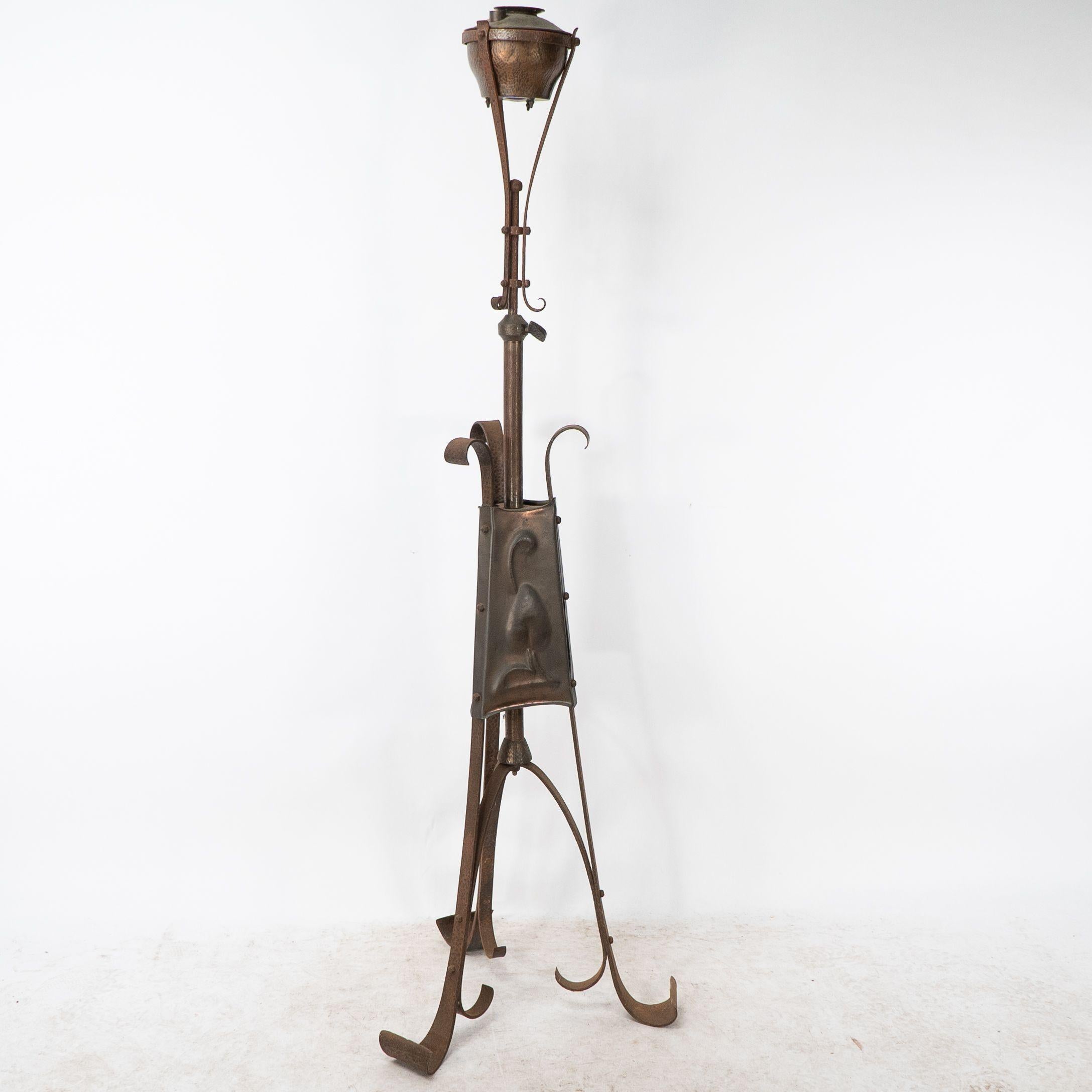 A Glasgow school standard lamp.