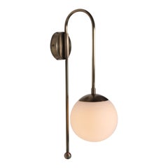 A Glass Dome Wandleuchter von Lamp Shaper