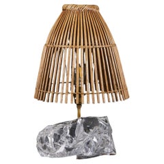 A Glass Shard Lamp in the Manner of Jean Michel Frank